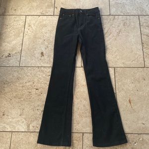 Motel rocks, bootcut, black jeans